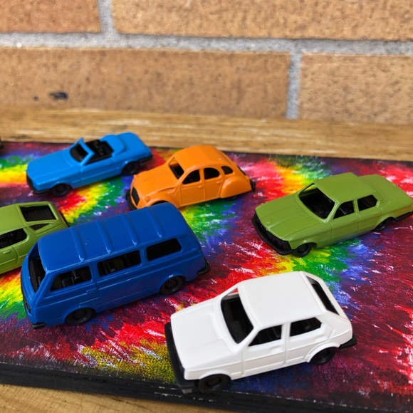 Mini plastic cars VW Bus T3 tiny toy car miniature collectible Citroen - Picture 3 of 9